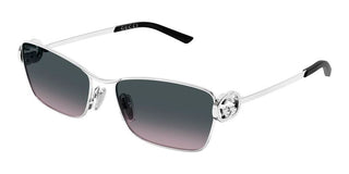 Gucci Gg2045s Women Silver Cat Eye Sunglasses