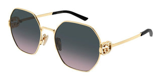Gucci GG2046S women Gold Geometric Sunglasses