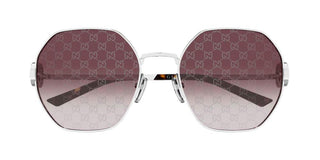 Gucci GG2046S women Silver Geometric Sunglasses