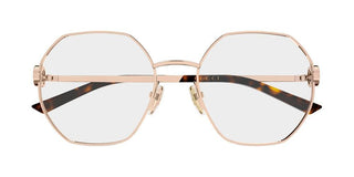 Gucci GG2048O women Rose gold Geometric Eyeglasses