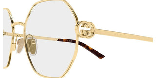 Gucci GG2048O women Gold Geometric Eyeglasses
