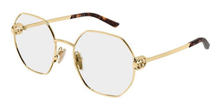 Gucci GG2048O women Gold Geometric Eyeglasses