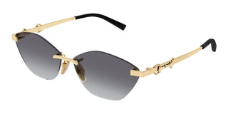 Gucci Gg2050s Women Gold Cat Eye Sunglasses