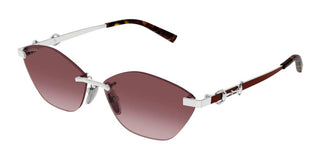 Gucci GG2050S women Silver Cat Eye Sunglasses