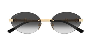 Gucci Gg2051s Women Gold Round Sunglasses
