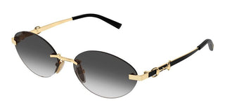 Gucci Gg2051s Women Gold Round Sunglasses