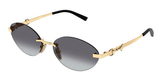 Gucci GG2051S women Gold Round Sunglasses