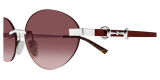 Gucci Gg2051s Women Silver Round Sunglasses