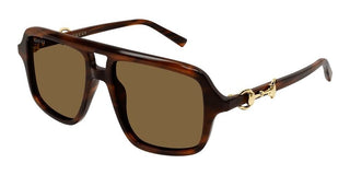 Gucci Gg2052s Women Havana Pilot Sunglasses