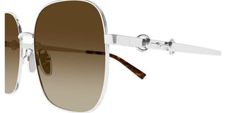 Gucci Gg2053s Women Silver Squared Sunglasses