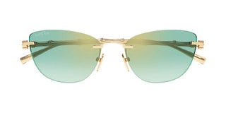 Gucci GG2063S women Gold Cat Eye Sunglasses