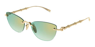 Gucci GG2063S women Gold Cat Eye Sunglasses