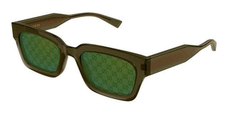 Gucci GG2069S men Green Squared Sunglasses