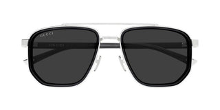 Gucci GG2073S men Silver Squared Sunglasses