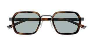 Gucci GG2074S men Havana Geometric Sunglasses