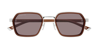 Gucci GG2074S men Red Geometric Sunglasses
