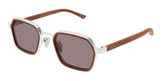 Gucci GG2074S men Red Geometric Sunglasses