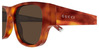 Gucci Gg2075s Men Havana Squared Sunglasses