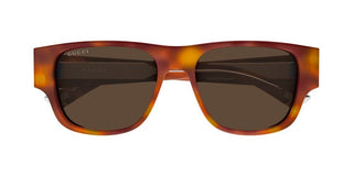 Gucci Gg2075s Men Havana Squared Sunglasses