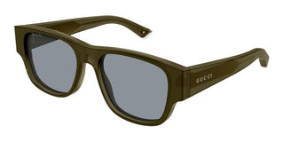Gucci GG2075S men Green Squared Sunglasses
