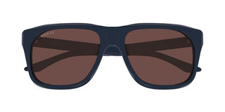 Gucci GG2077S men Blue Squared Sunglasses