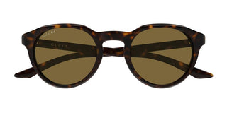 Gucci GG2079S men Havana Round Sunglasses