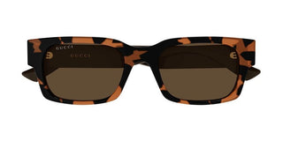 Gucci GG2084S men Havana Squared Sunglasses