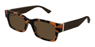 Gucci GG2084S men Havana Squared Sunglasses
