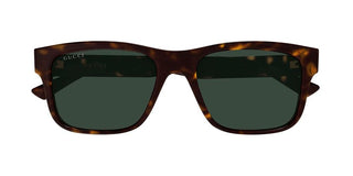 Gucci GG2085S men Havana Squared Sunglasses