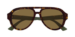 Gucci GG2088S men Havana Pilot Sunglasses