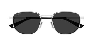 Gucci GG2093S men Silver Squared Sunglasses