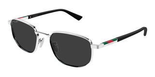 Gucci GG2093S men Silver Squared Sunglasses