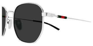 Gucci GG2095S men Silver Round Sunglasses