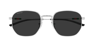 Gucci GG2095S men Silver Round Sunglasses