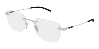 Gucci GG2099O men Ruthenium Squared Eyeglasses