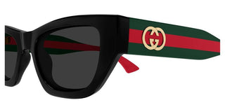 Gucci GG2116S women Black Cat Eye Sunglasses