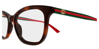 Gucci GG2117O women Havana Cat Eye Eyeglasses
