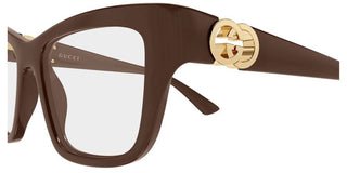 Gucci GG2124O women Brown Cat Eye Eyeglasses