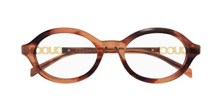 Gucci GG2153O women Havana Round Eyeglasses