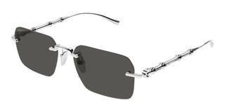 Gucci GG2154S men Silver Squared Sunglasses