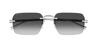 Gucci GG2154S men Silver Squared Sunglasses