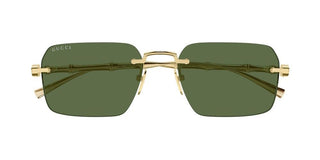 Gucci GG2154S men Gold Squared Sunglasses