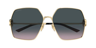 Gucci GG2163S women Gold Squared Sunglasses