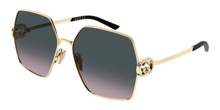 Gucci GG2163S women Gold Squared Sunglasses