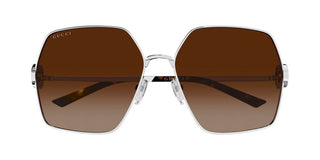 Gucci GG2163S women Silver Squared Sunglasses