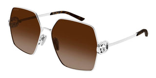 Gucci GG2163S women Silver Squared Sunglasses
