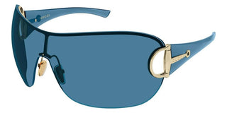 Gucci GG2174S women Gold Shield Sunglasses
