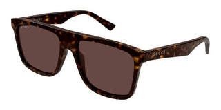 Gucci GG2182S men Havana Squared Sunglasses