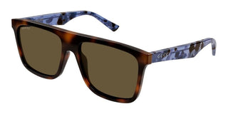 Gucci GG2182S men Havana Squared Sunglasses