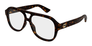Gucci GG2192O women Havana Pilot Eyeglasses